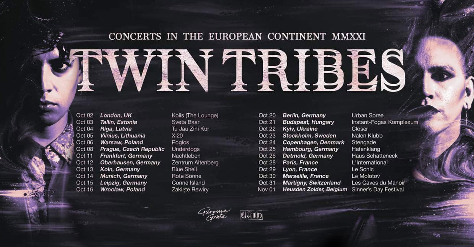 Twin Tribes European Tour 2021