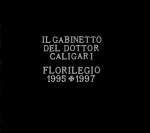 l Gabinetto del Dr. Caligari - Florilegio