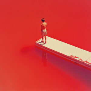 EMPEREUR "Eau Rouge" - Red & Black Marbled Vinyl